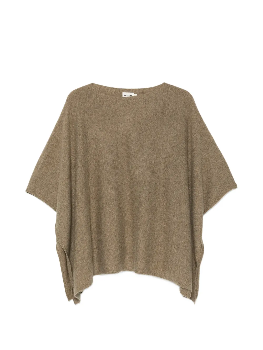 Not Shy Pamina Cashmere Poncho In Neutrals
