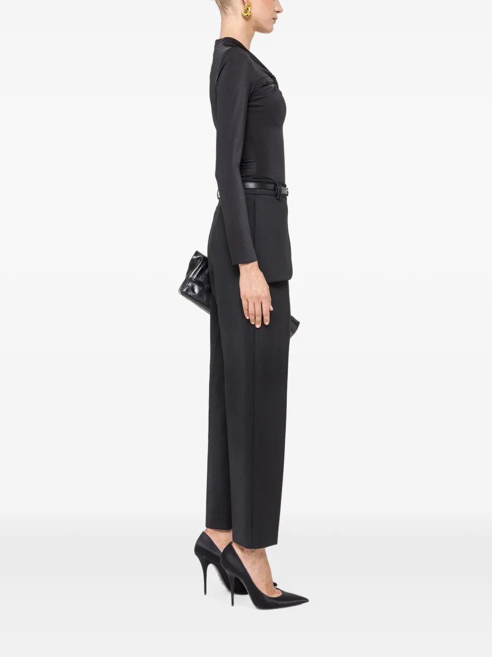 NISSA Body met gedraaid detail Zwart