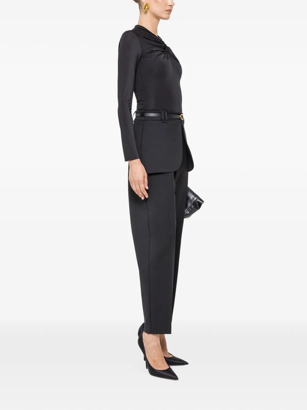 NISSA Body met gedraaid detail Zwart