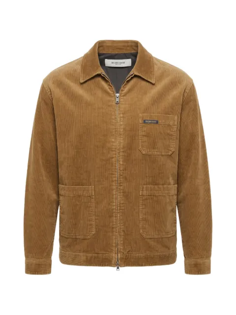 Golden Goose chaqueta de pana con cremallera