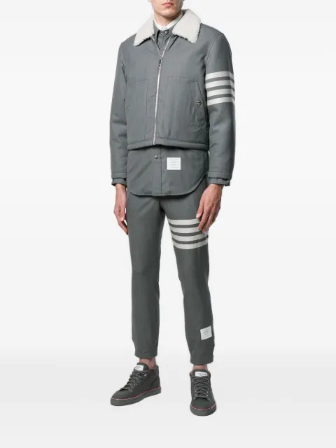 Thom Browne sobrecamisa con cierre de presión