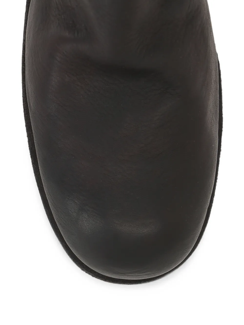 Guidi rear-zip leather ankle boots Bruin
