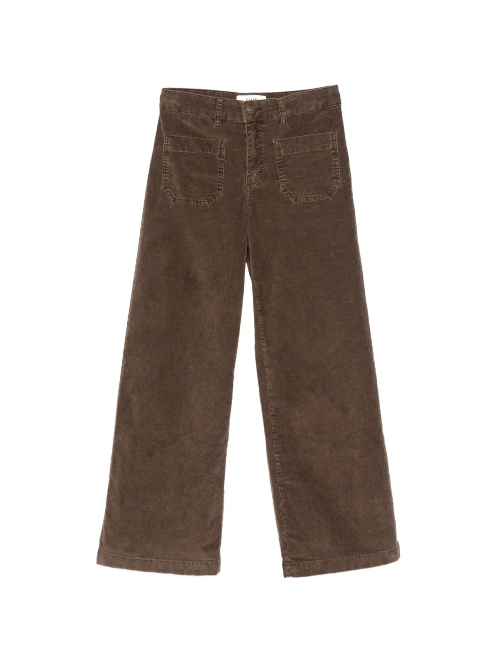FIVE JEANS corduroy wide-leg trousers