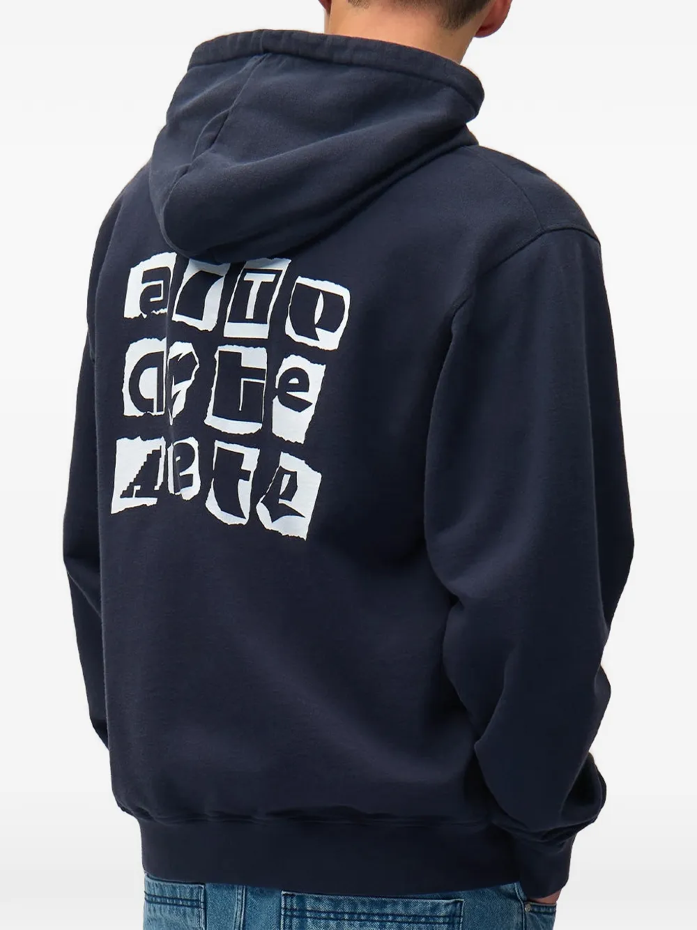 Arte Antwerp Hoodie met print Blauw
