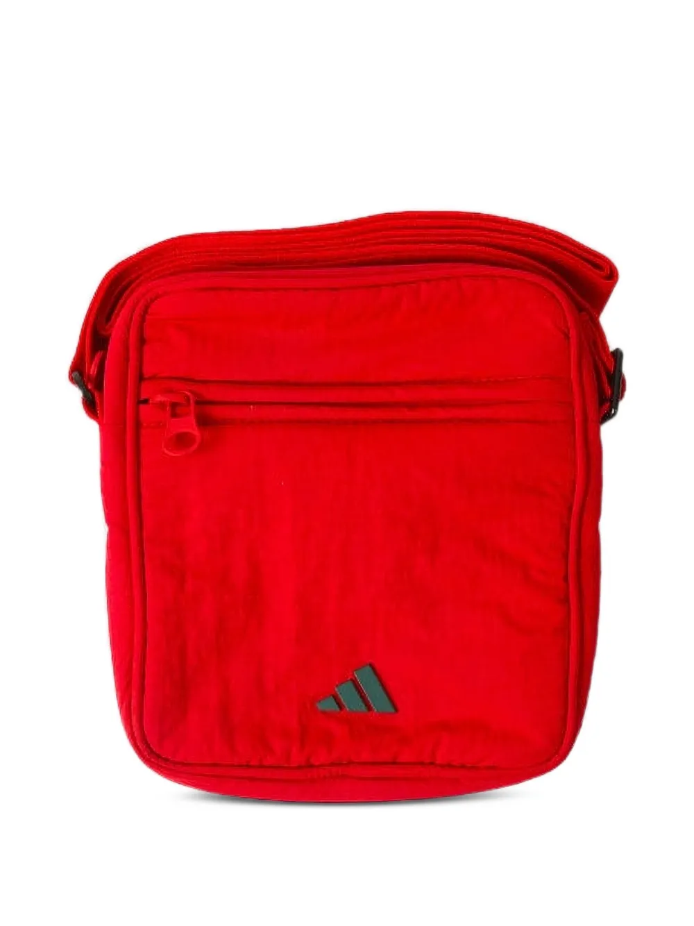 adidas logo-plaque shoulder bag - Rosso