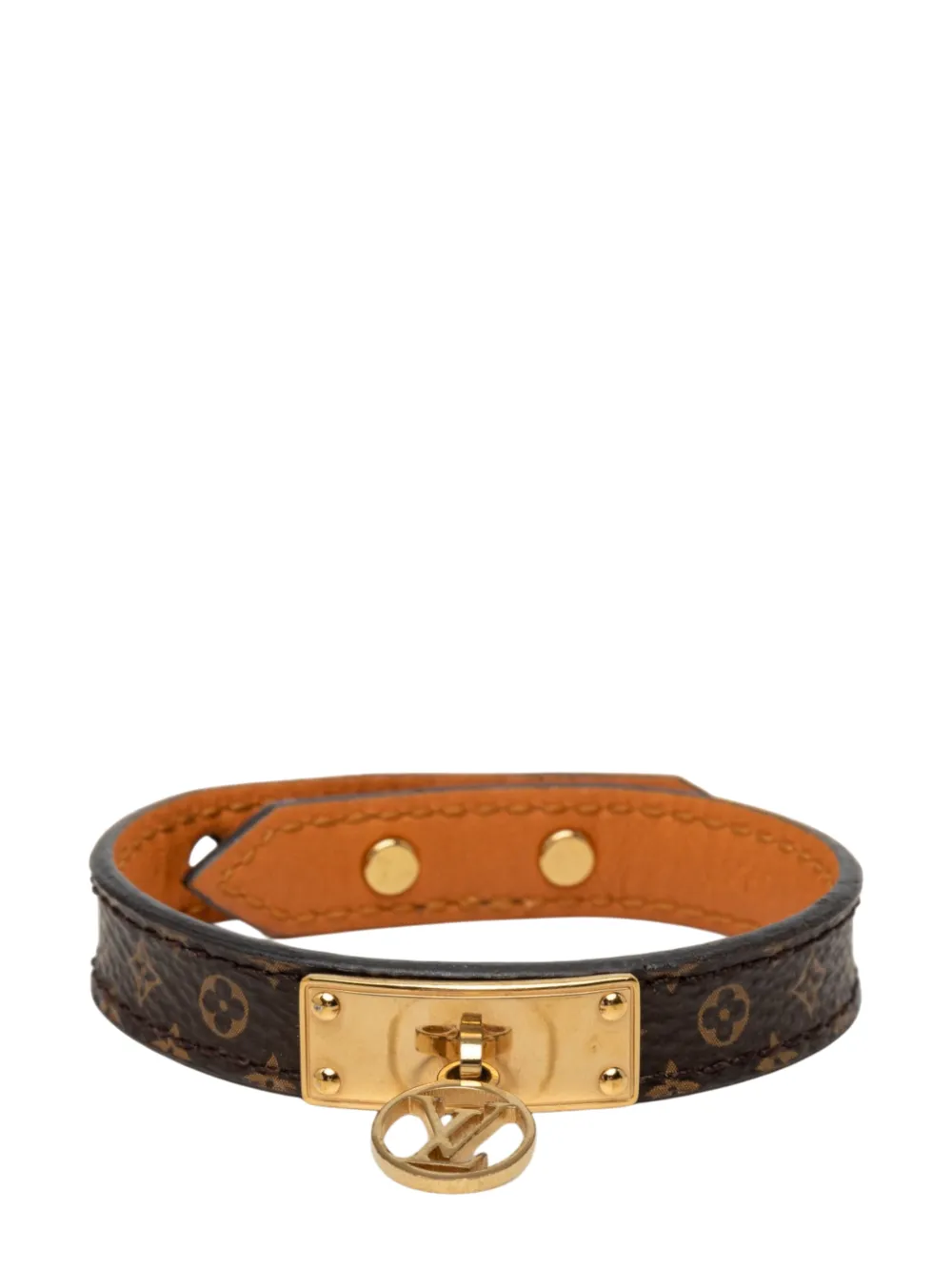 Louis Vuitton Pre-Owned bracelet fantaisie Logomania Monogram 17 (2019) - Marron