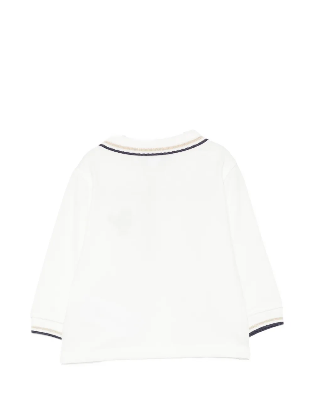 Tartine Et Chocolat Satijnen poloshirt Wit