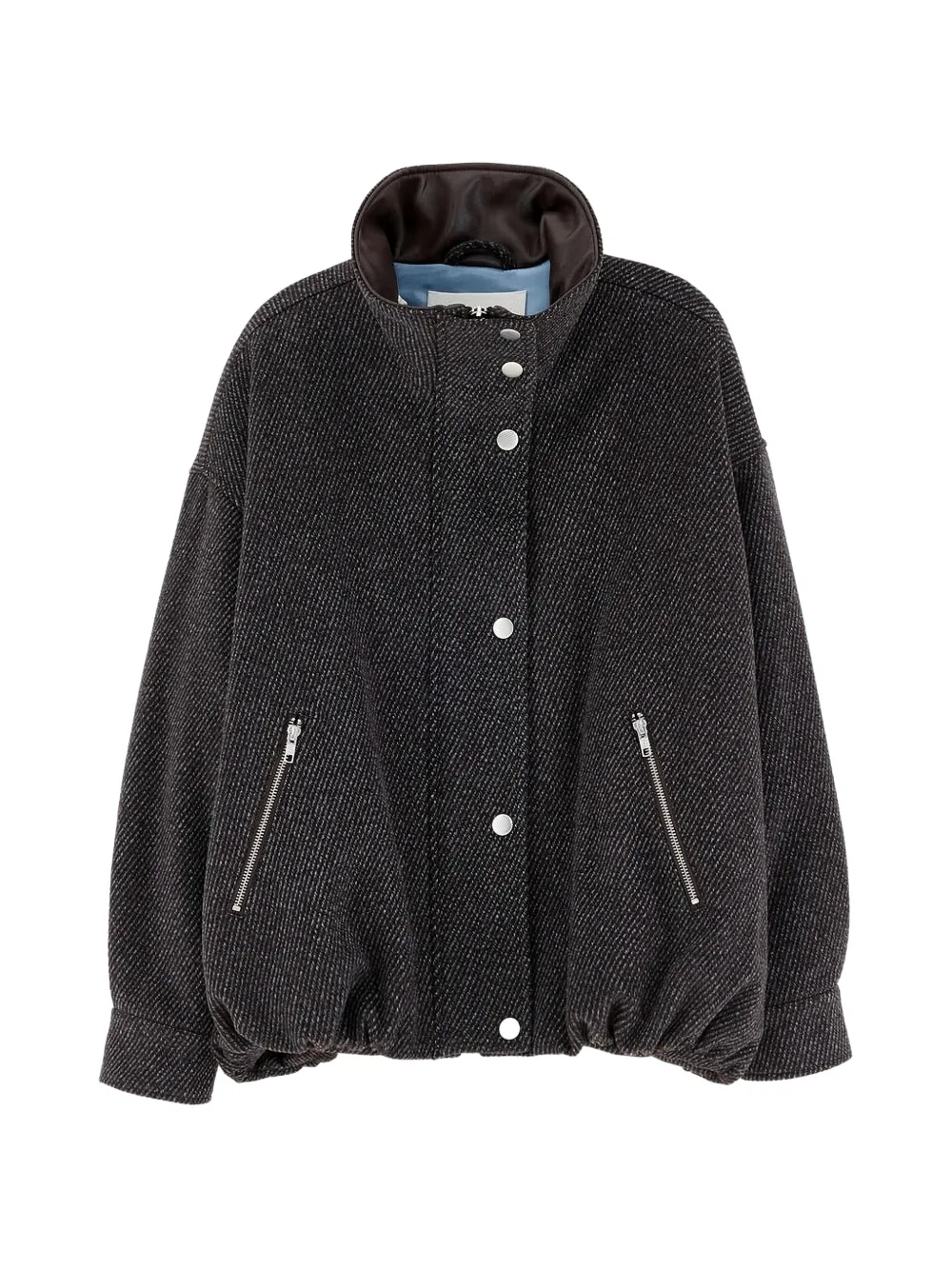 Bellerose Jellis diagonal-stripe bomber jacket