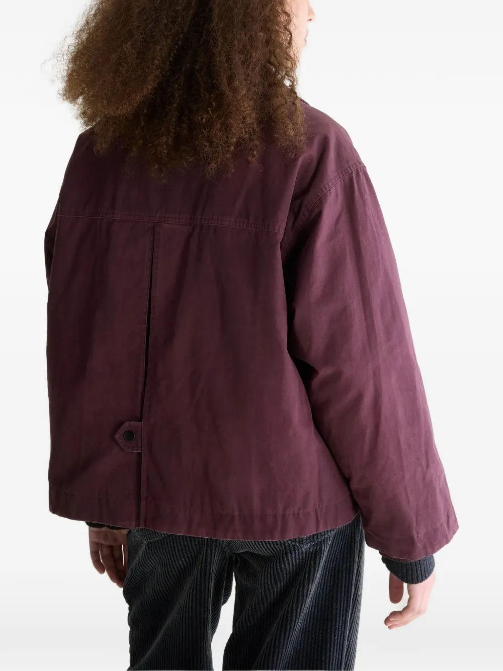 Bellerose Jazlin jack met ribfluwelen kraag Rood