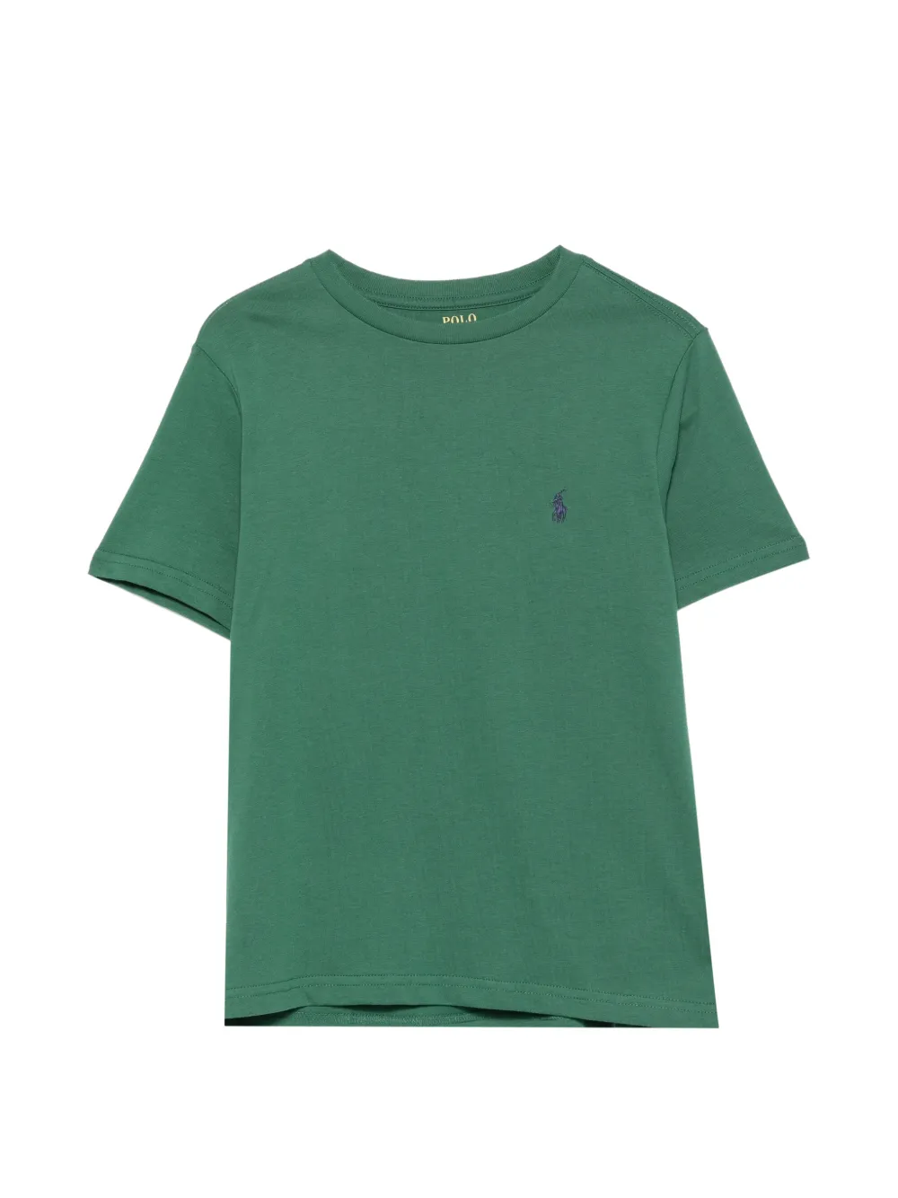 POLO RALPH LAUREN KIDS logo-embroidered T-shirt - Verde