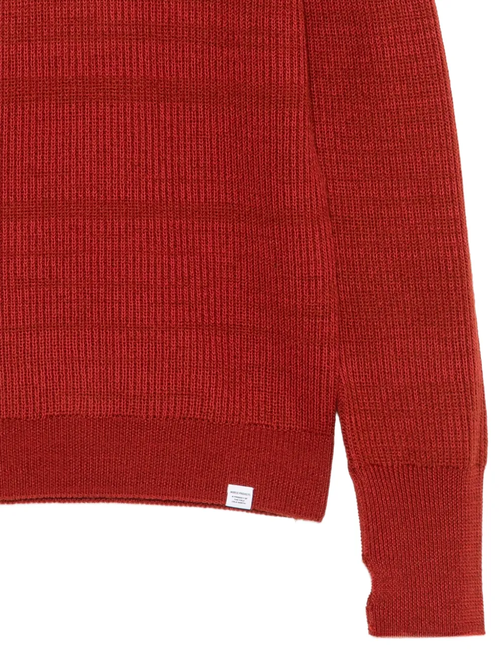 Norse Projects Henning sweater Rood