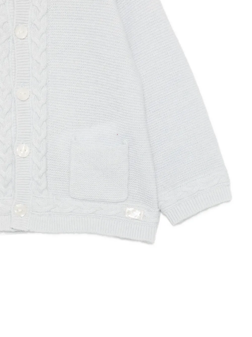Tartine Et Chocolat Kabelgebreid vest Blauw