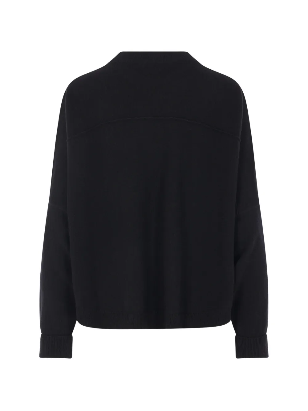 Dusan oversized crew-neck sweatshirt Zwart