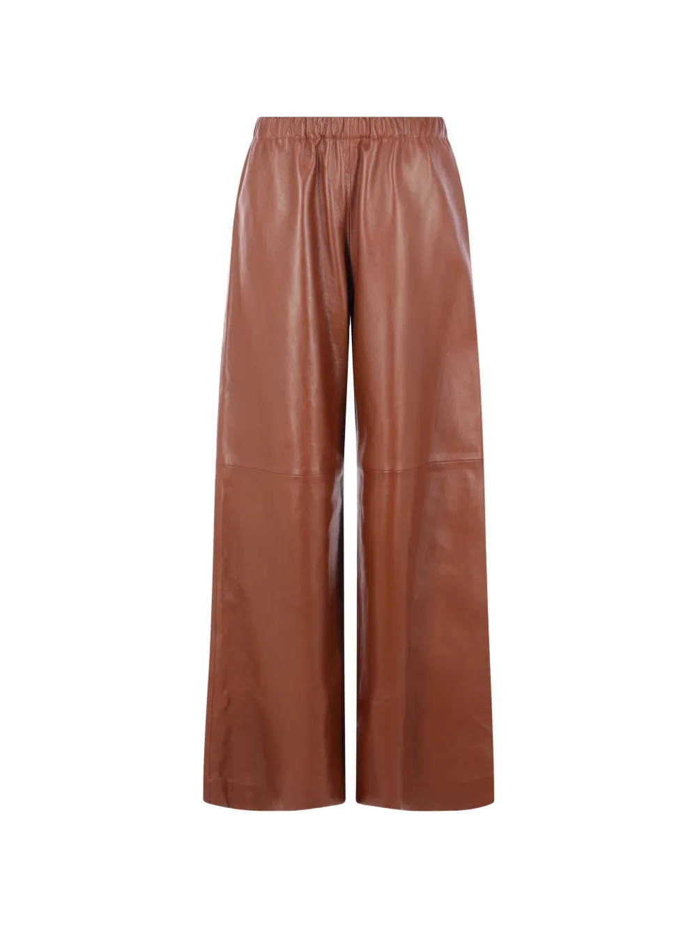 Dusan elasticated leather trousers