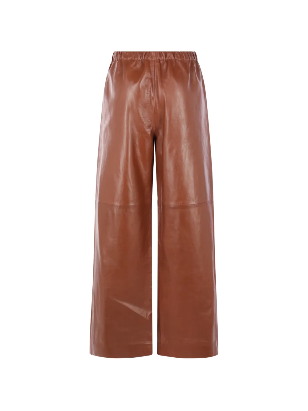 Dusan Leren broek Bruin