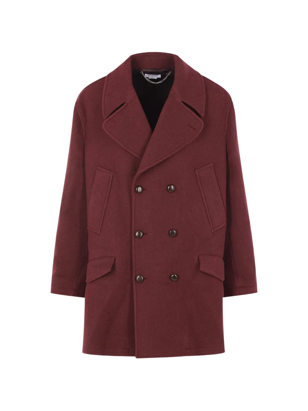 Hed Mayner double-breasted oversized peacoat
