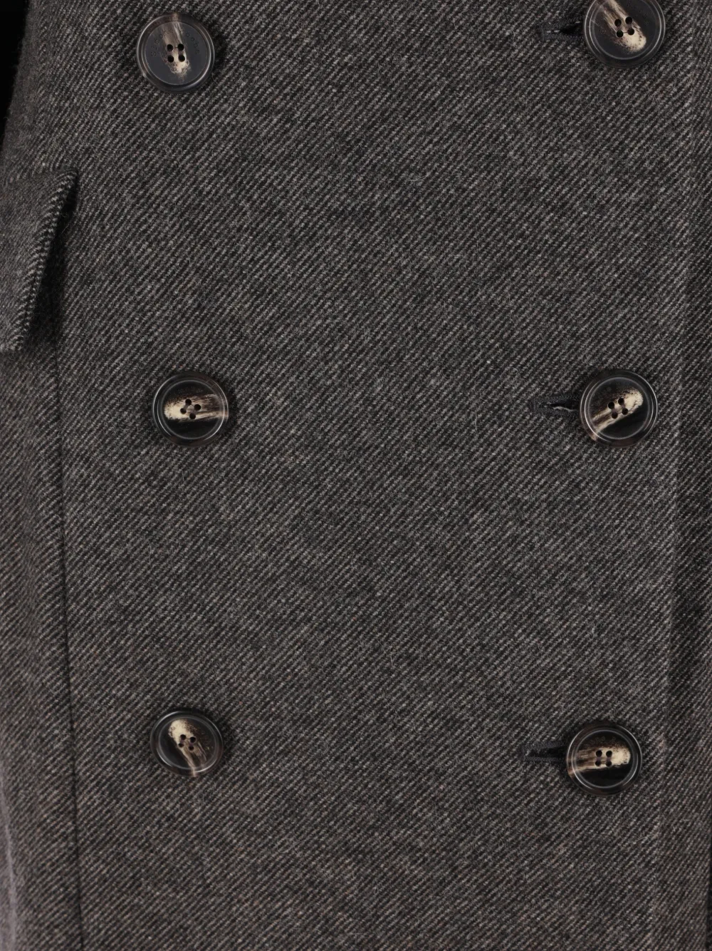 Simone Rocha Blazer met dubbele rij knopen Grijs