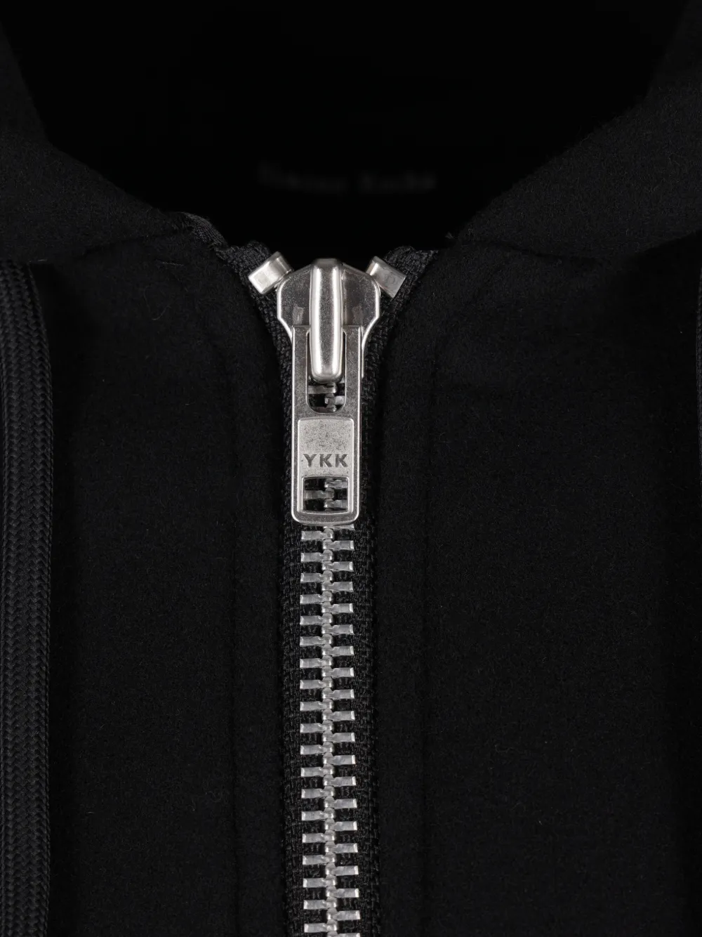Simone Rocha bead-embellished zip-up hoodie Zwart