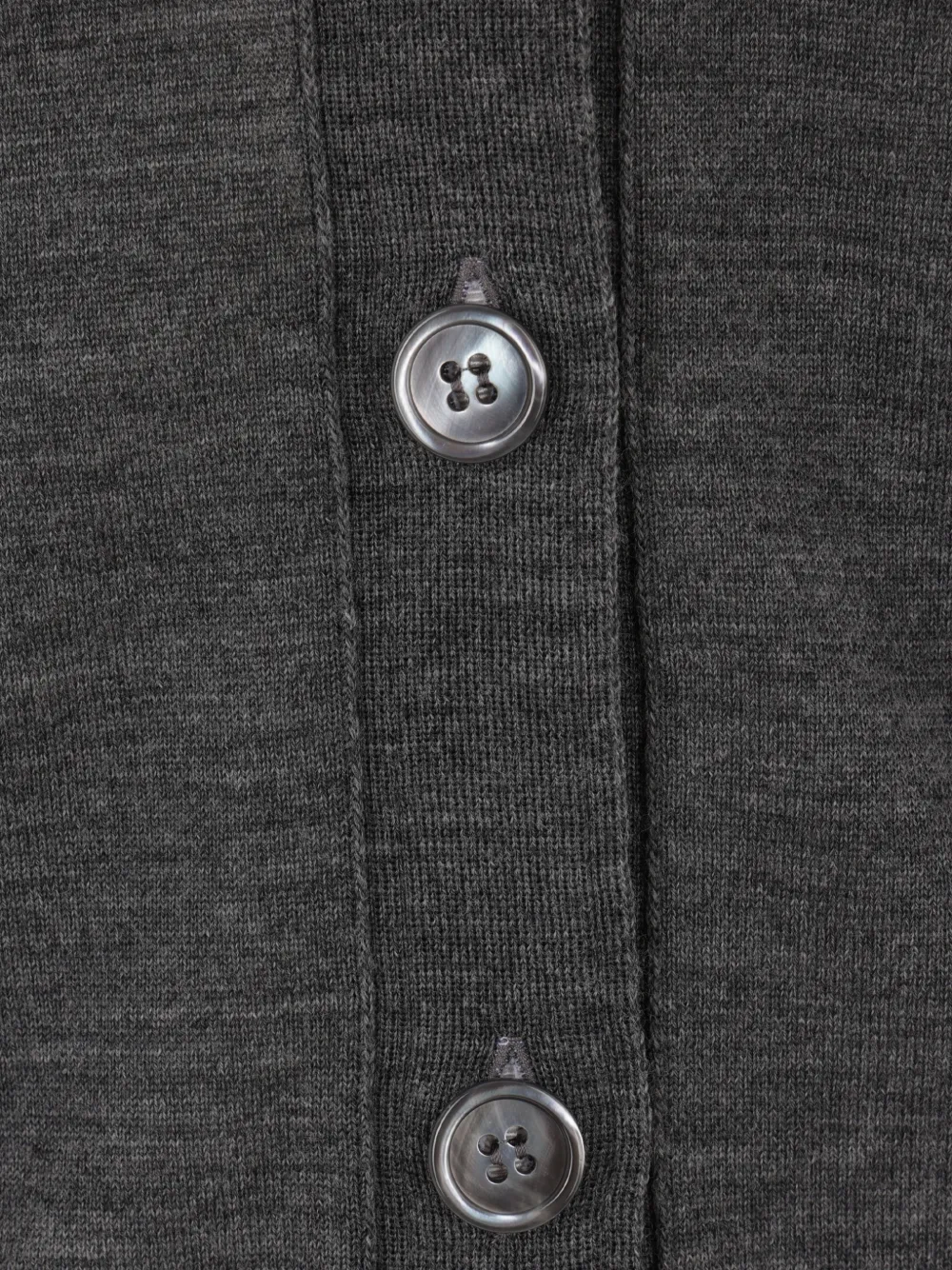 Thom Browne 4-Bar ruimvallend vest van merinowol met V-hals Grijs