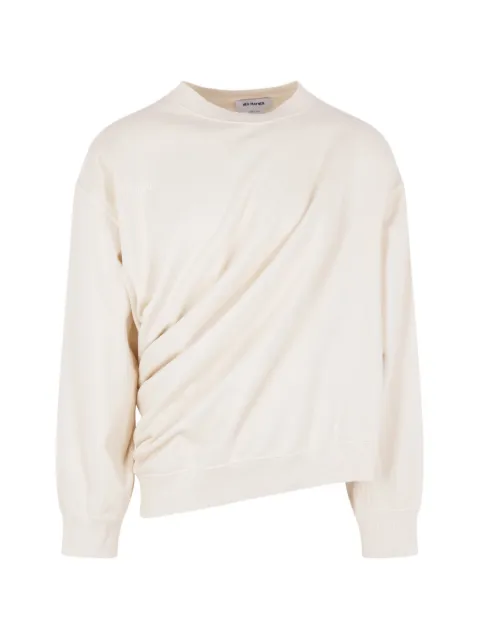 Hed Mayner asymmetric embroidered sweatshirt