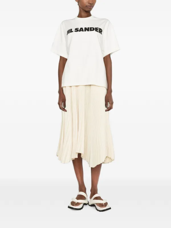 Jil Sander logo-print T-shirt | White | FARFETCH