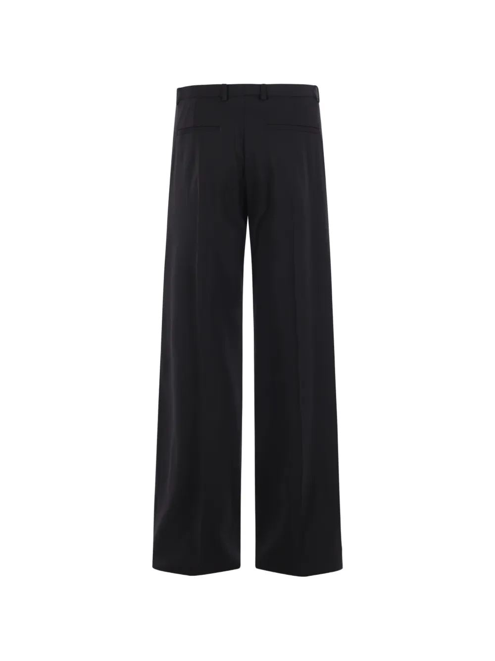 Jil Sander Pantalon met wijde pijpen Zwart