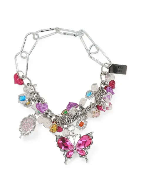 Chopova Lowena Fly My Love charm-detail necklace