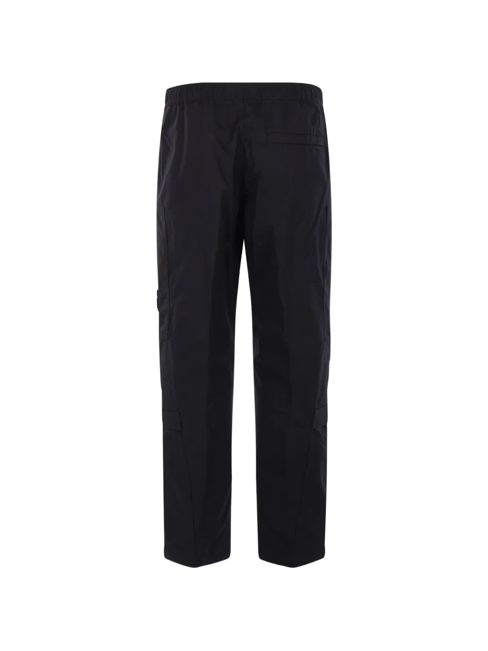 Stone Island 3100022 all-weather cotton-canvas_S.I. ghost cargo trousers Zwart