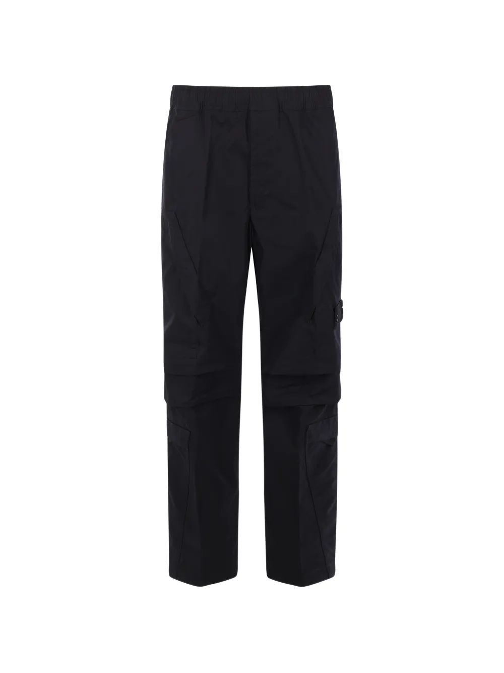Stone Island 3100022 all-weather cotton-canvas_S.I. ghost cargo trousers Zwart