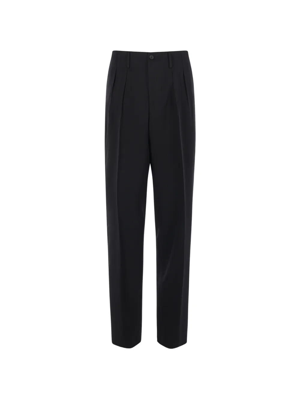 Yohji Yamamoto pleat-detail wool trousers