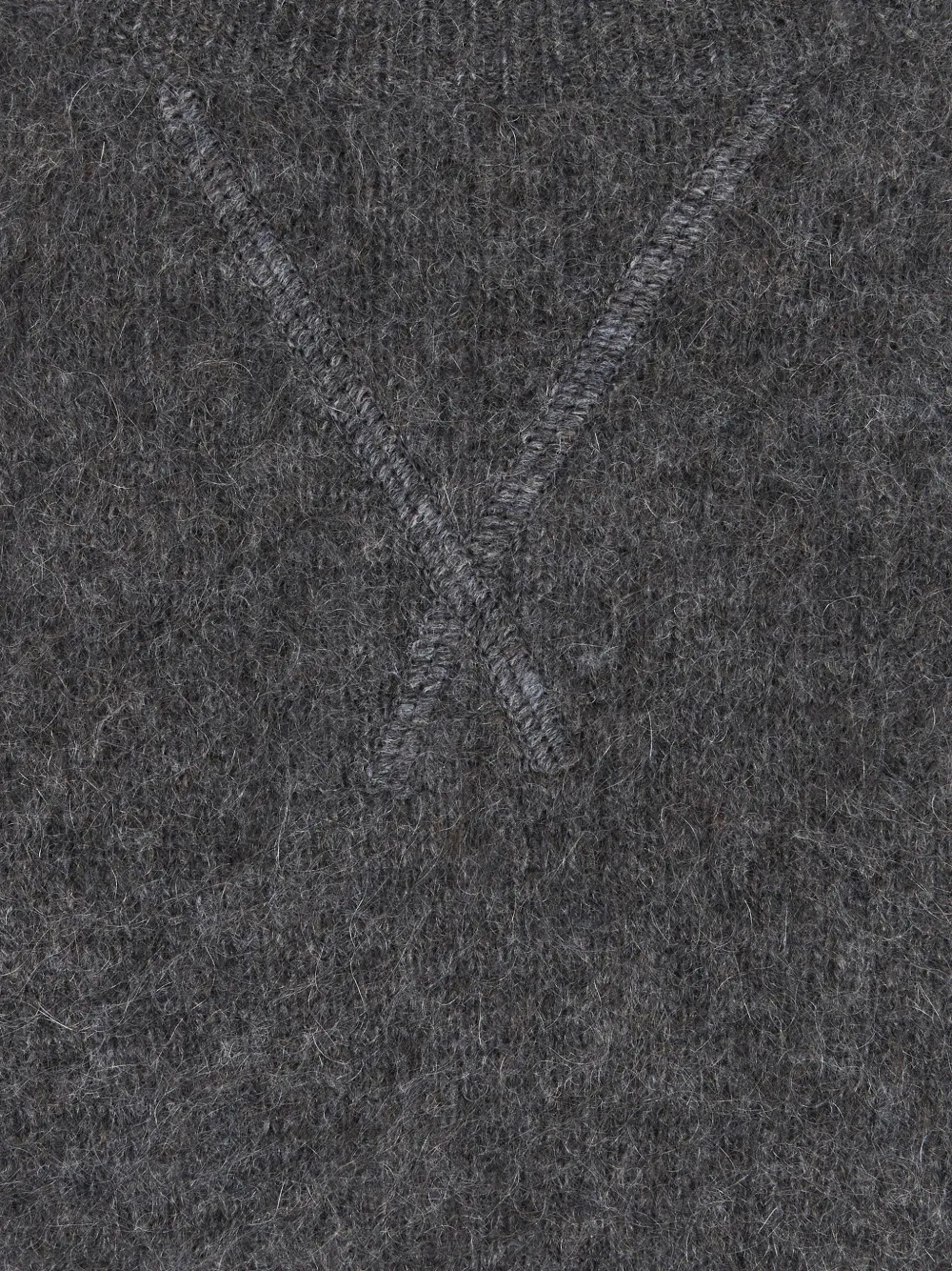 'S Max Mara scarf-detail knitted sweater Grijs