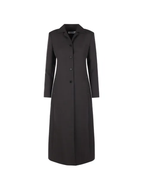 Jil Sander single-breasted notched-lapels coat