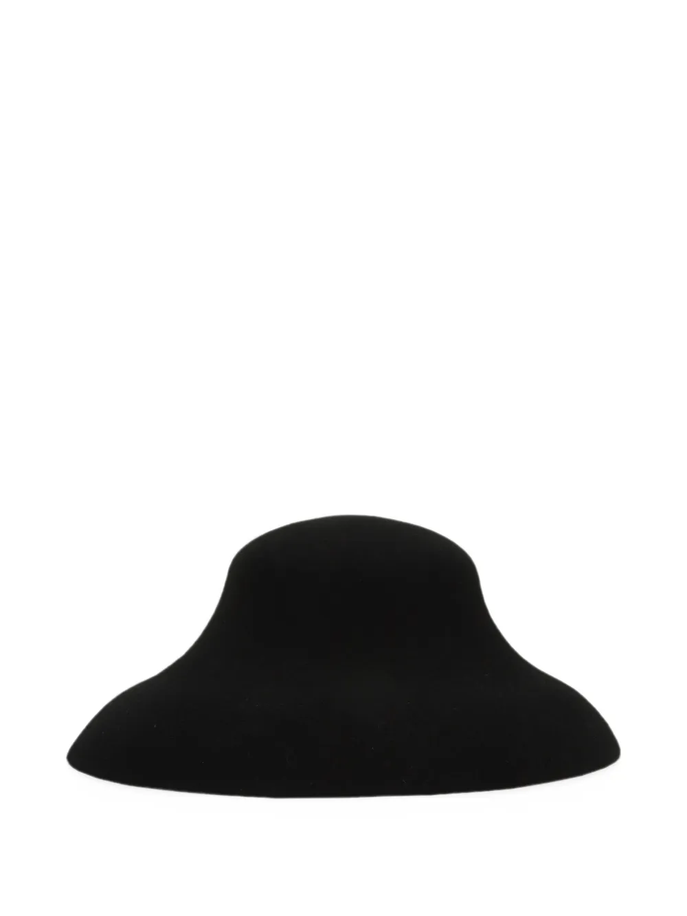 Yohji Yamamoto Wollen hoed Zwart