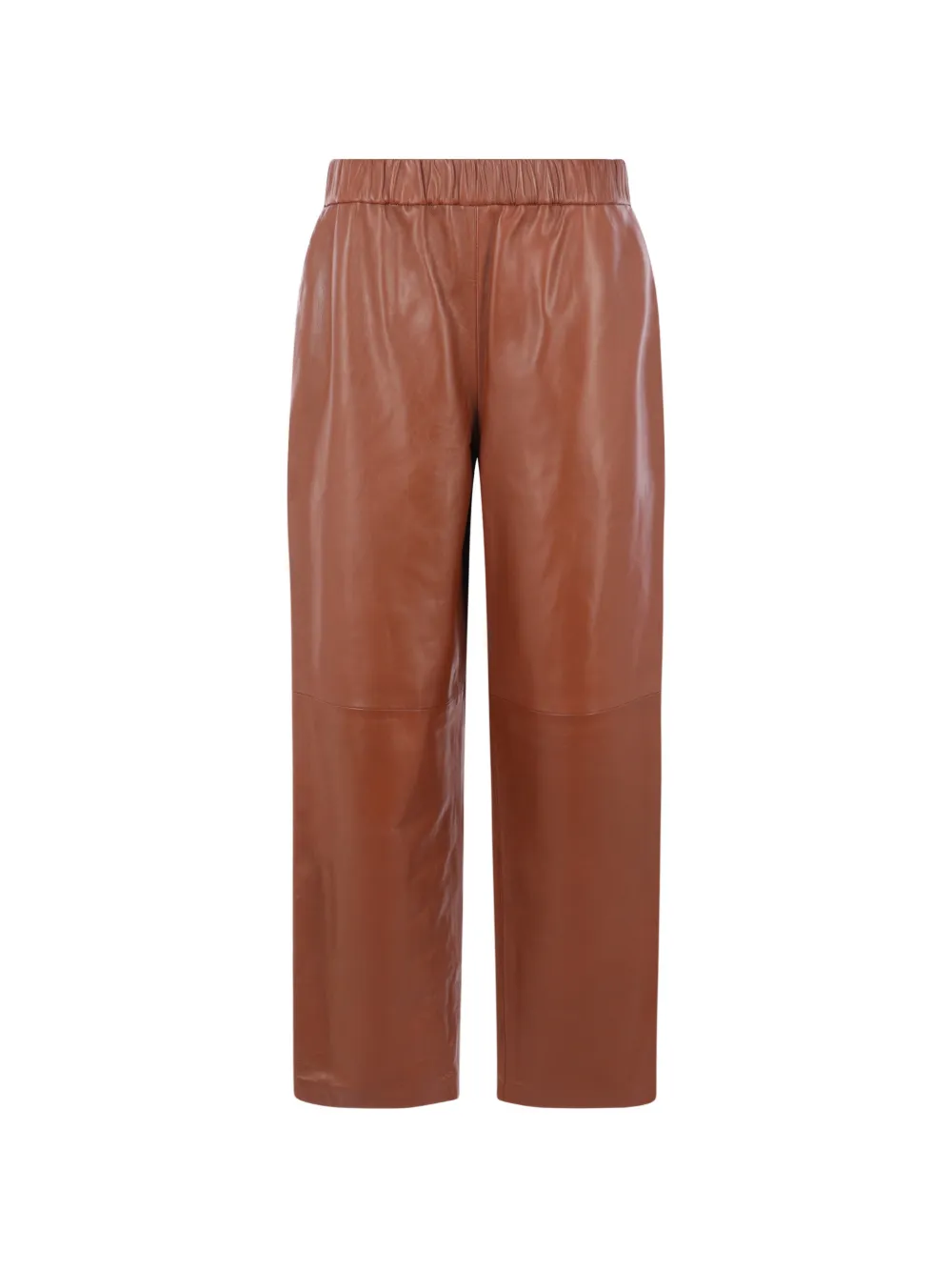 Dusan straight-leg leather trousers