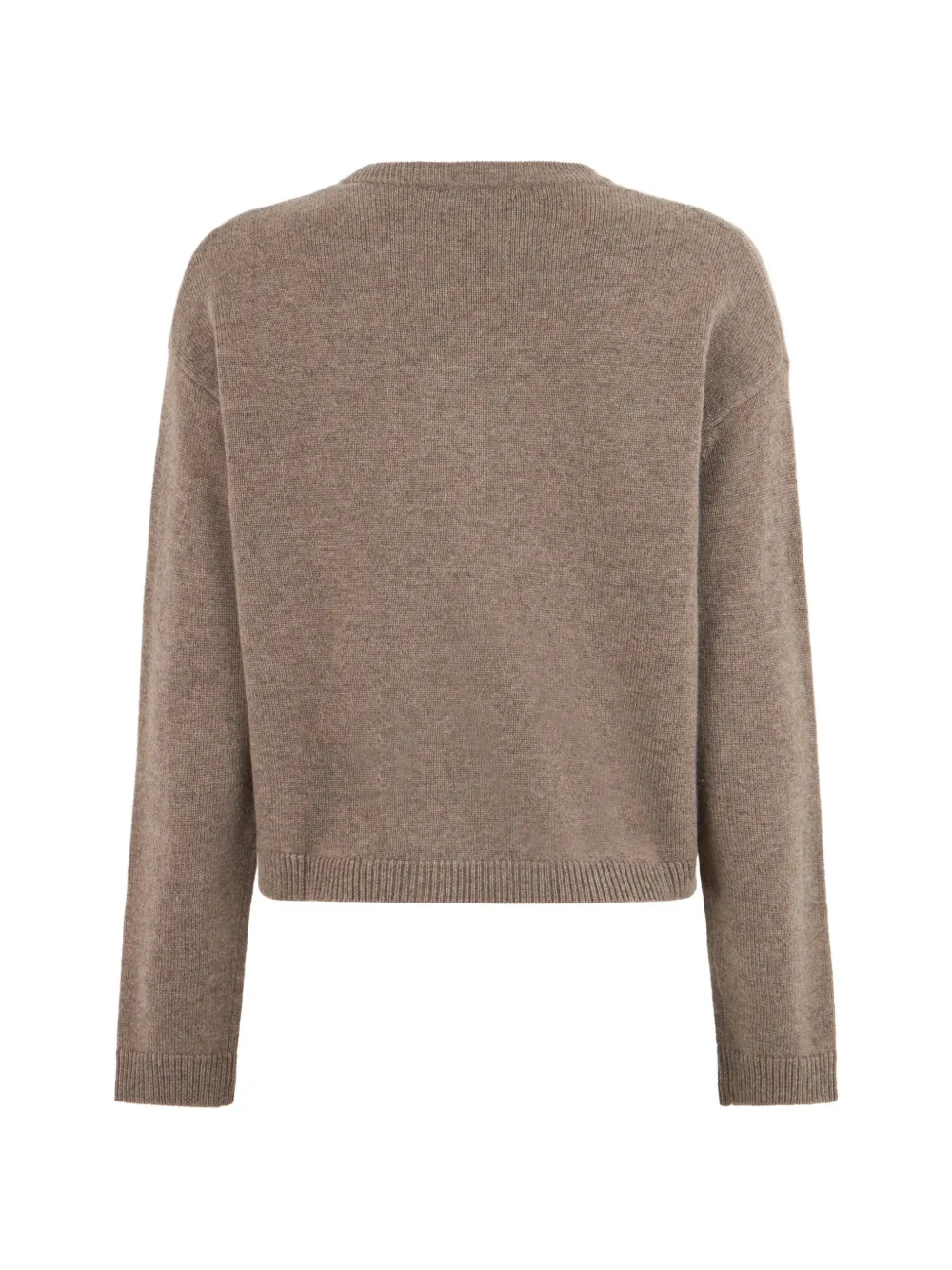 'S Max Mara Gebreide trui met knopenbies Beige
