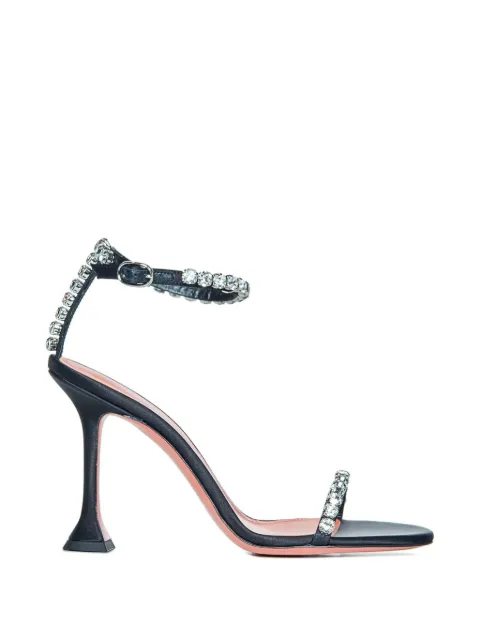 Amina Muaddi Gigi crystal-embellished sandals