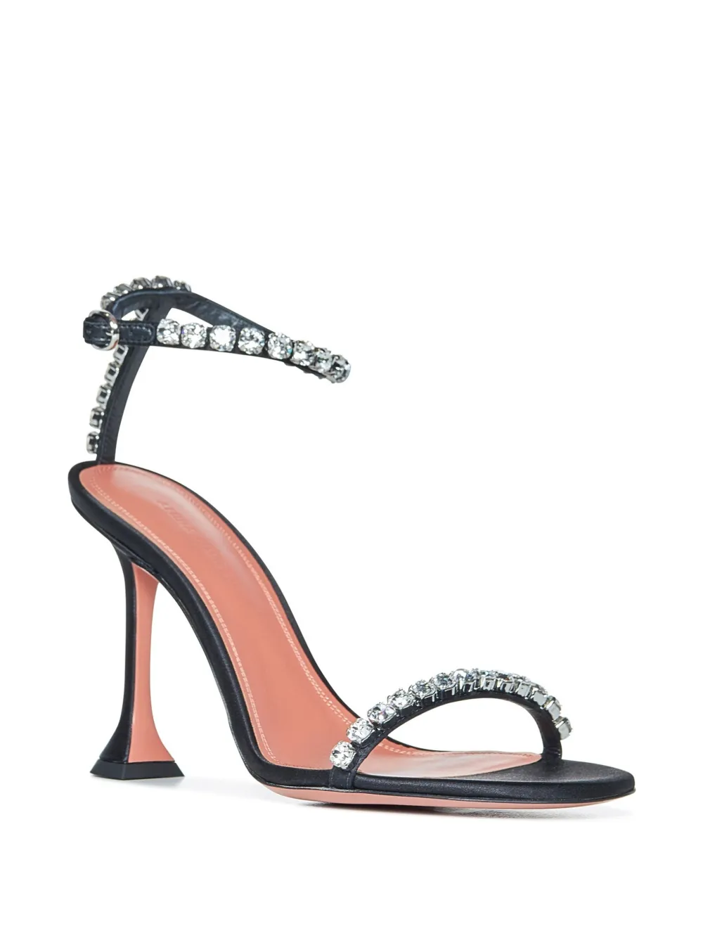Amina Muaddi Gigi crystal-embellished sandals Zwart