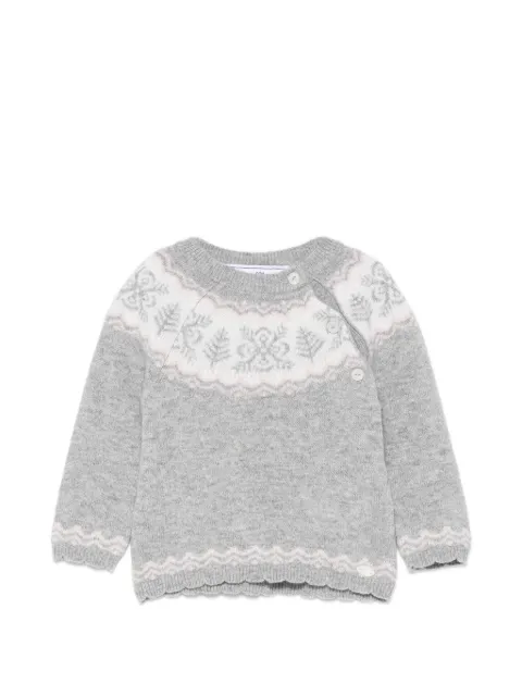 Tartine Et Chocolat scallop-edge sweater