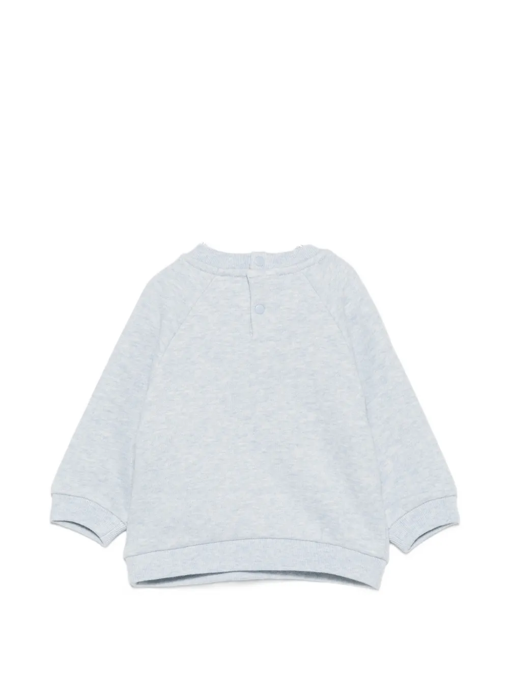 Tartine Et Chocolat Trui met raglan mouwen en hondenpatch Blauw