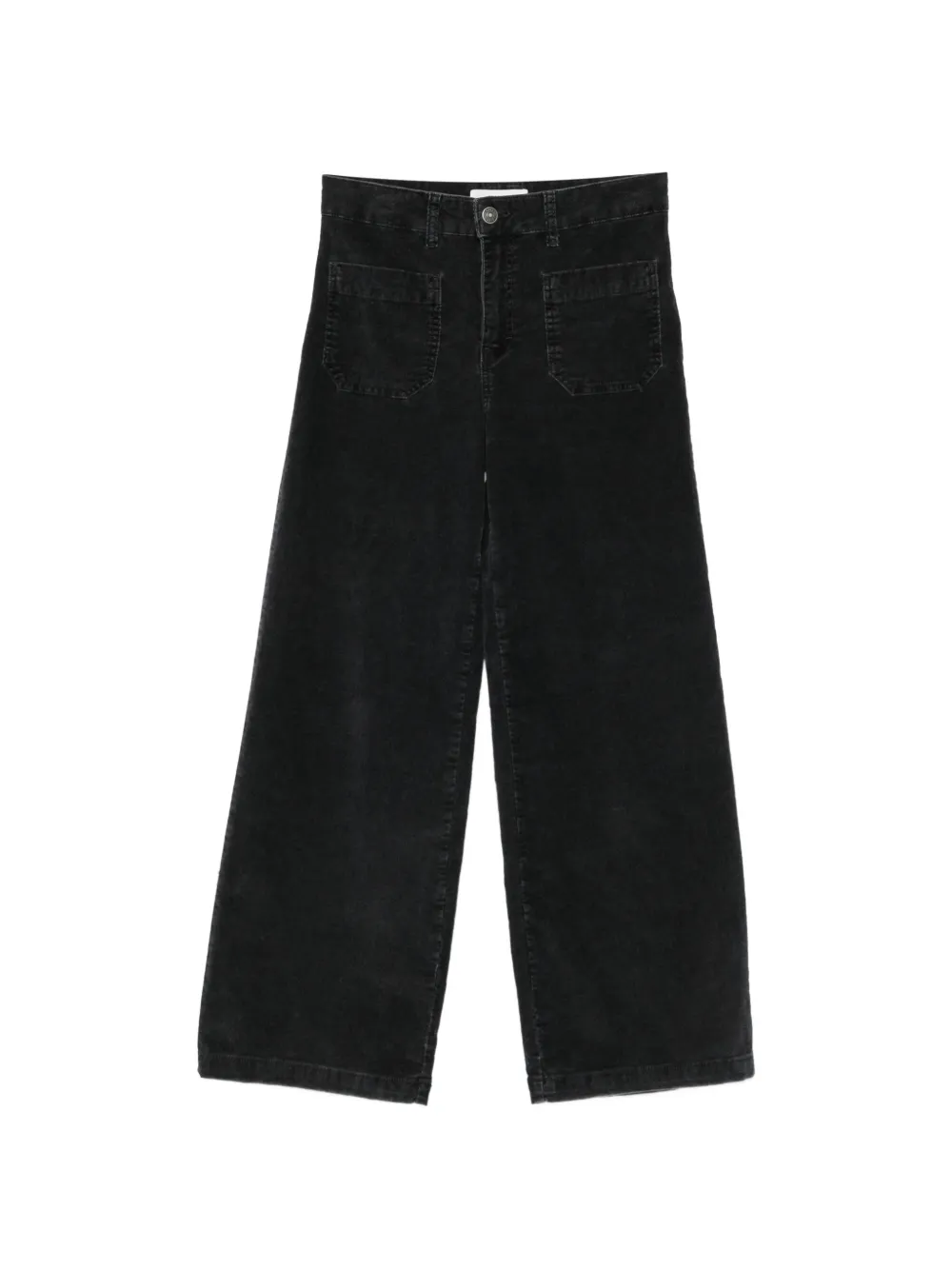 FIVE JEANS Pantaloni Lucia in velluto a coste - Nero