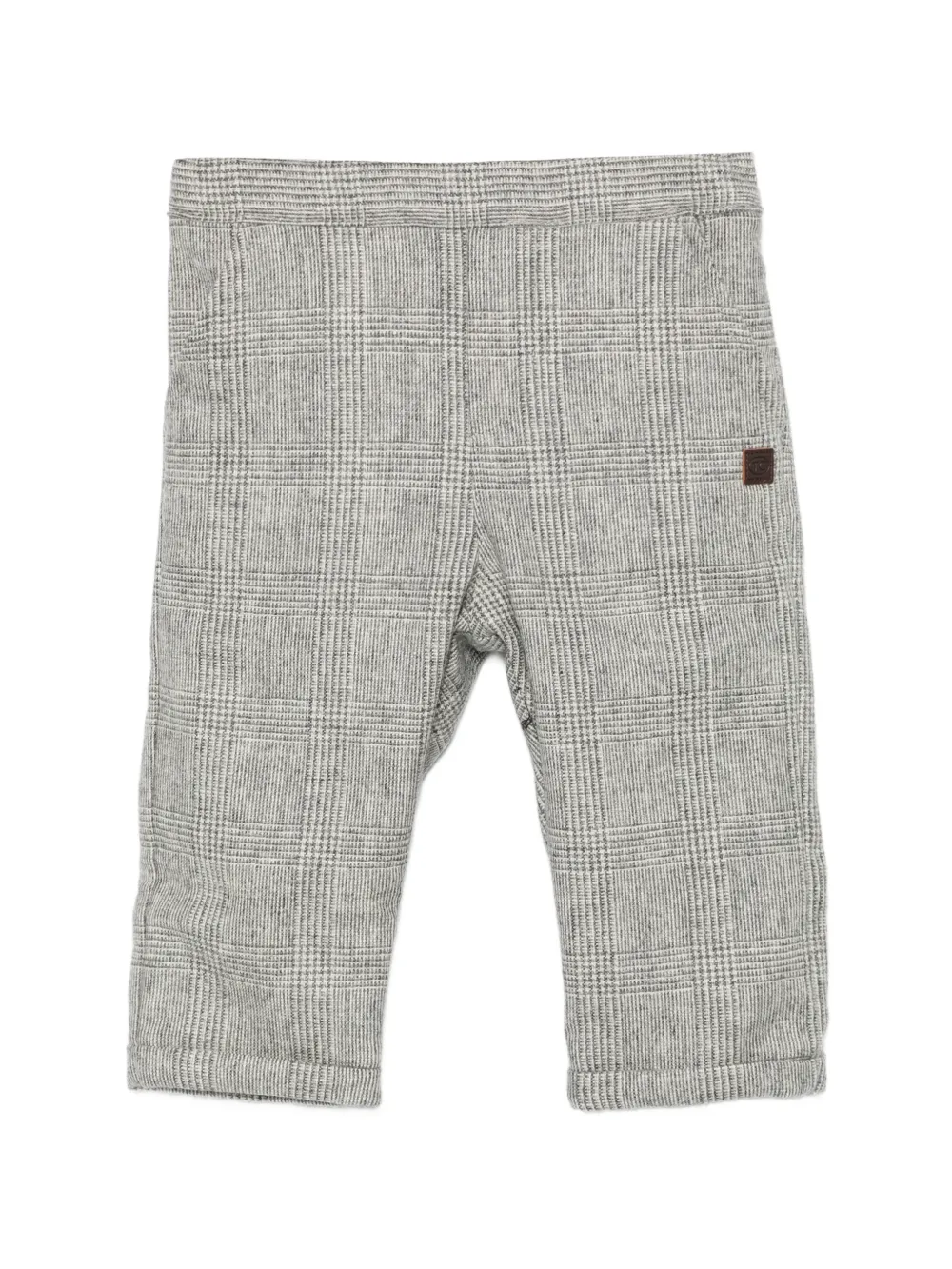 Tartine Et Chocolat Prince of Wales-check trousers - Grigio