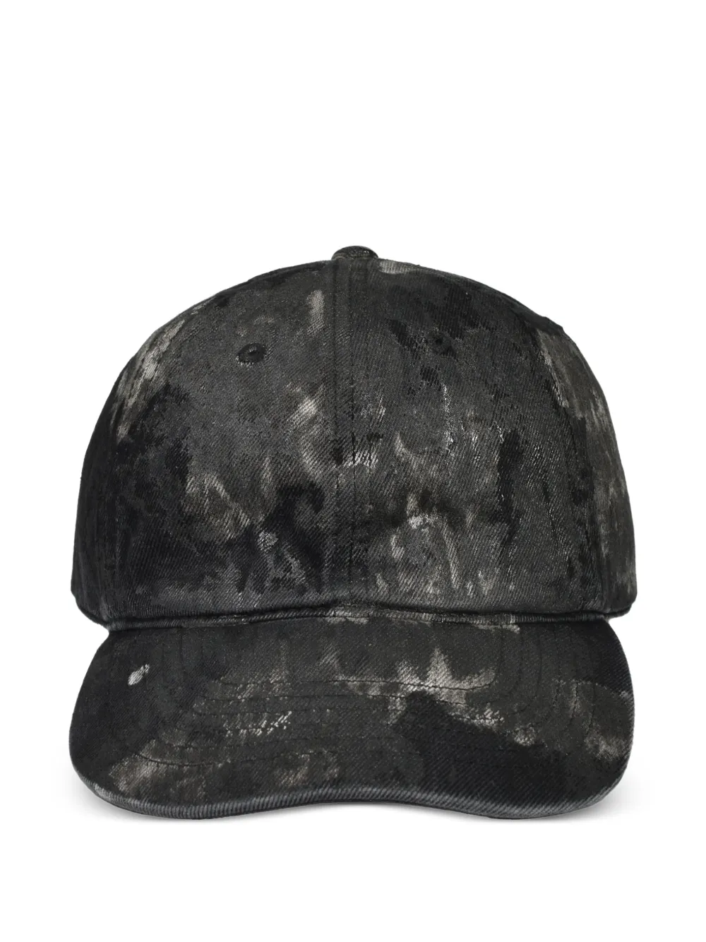 FILTH waxed-effect trucker hat - Nero