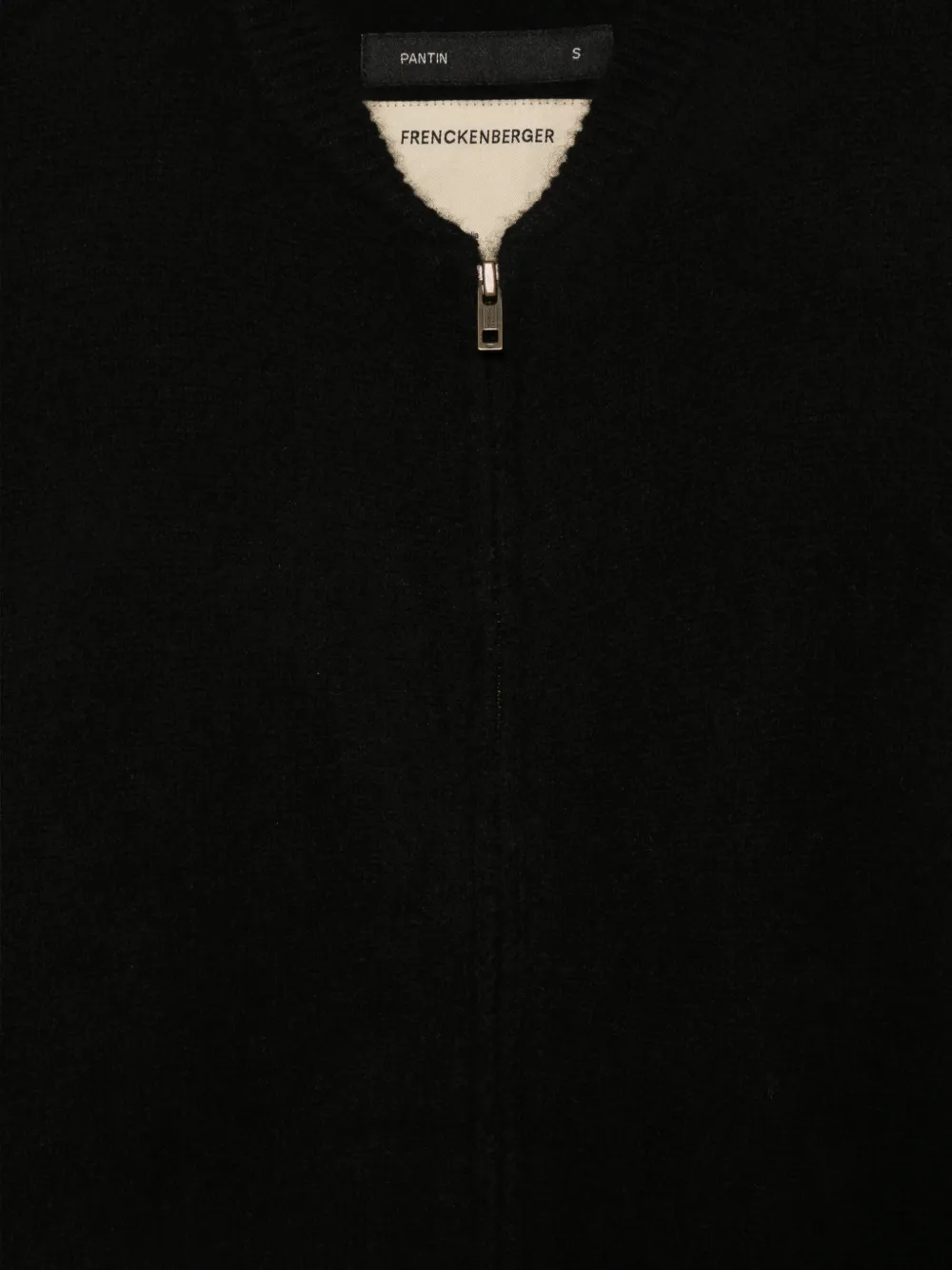 Frenckenberger Vest met rits Zwart