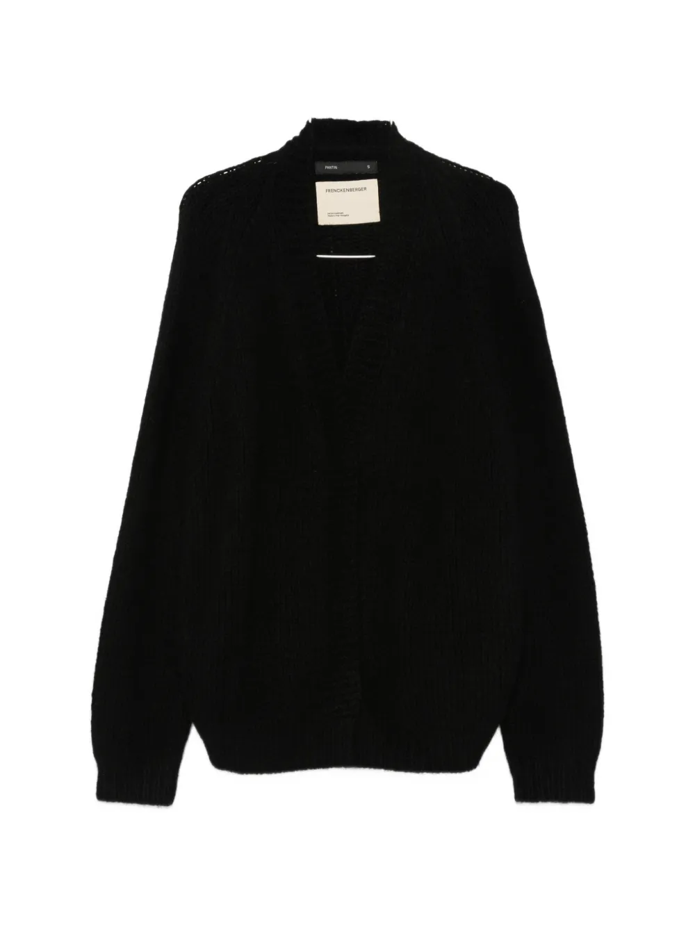 Frenckenberger Chunky-knit Cardigan In Schwarz