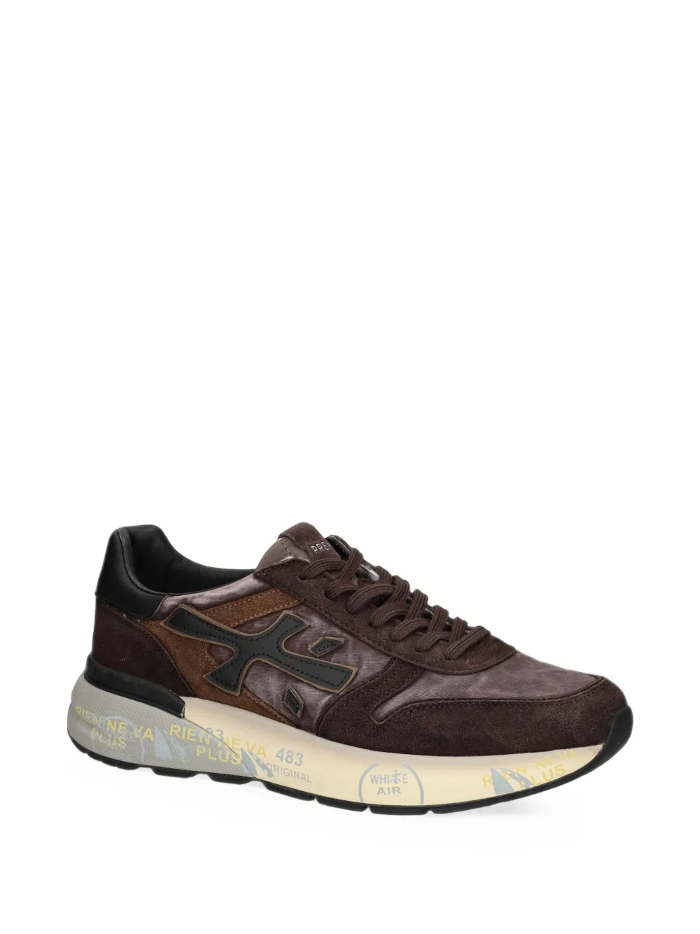 Premiata Mick 8434 sneakers met vlakken Bruin
