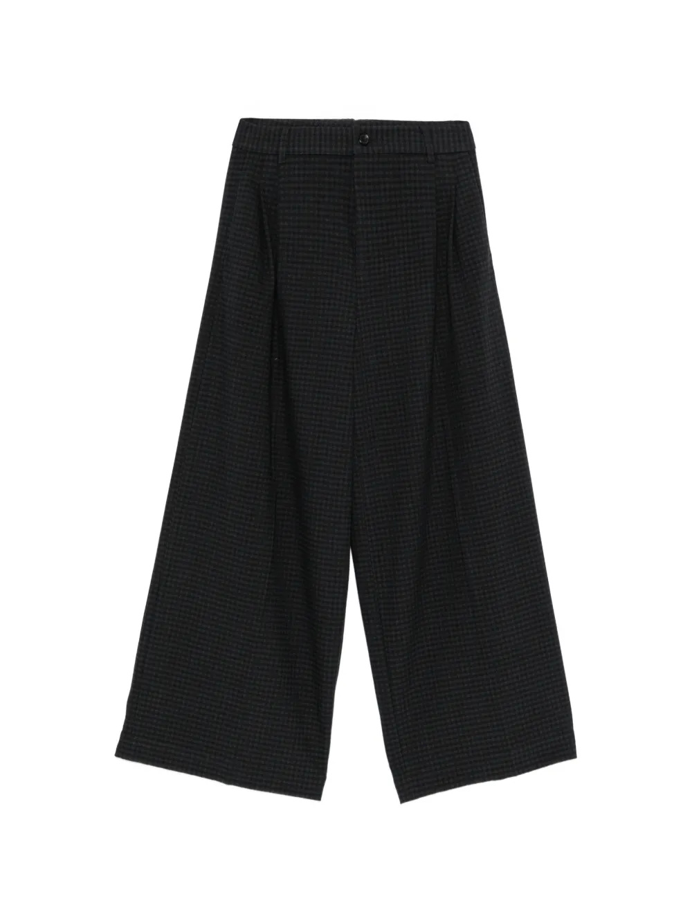 Bellerose Pantaloni a palazzo Jenoa a quadri - Blu
