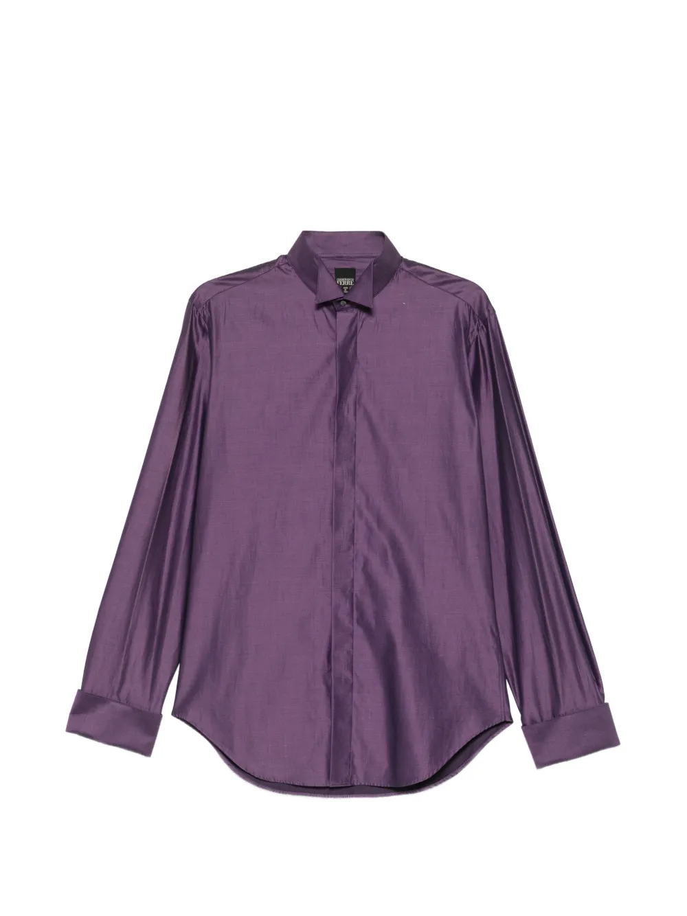 Gianfranco Ferré Pre-Owned 2007s button-fastening shirt - Viola
