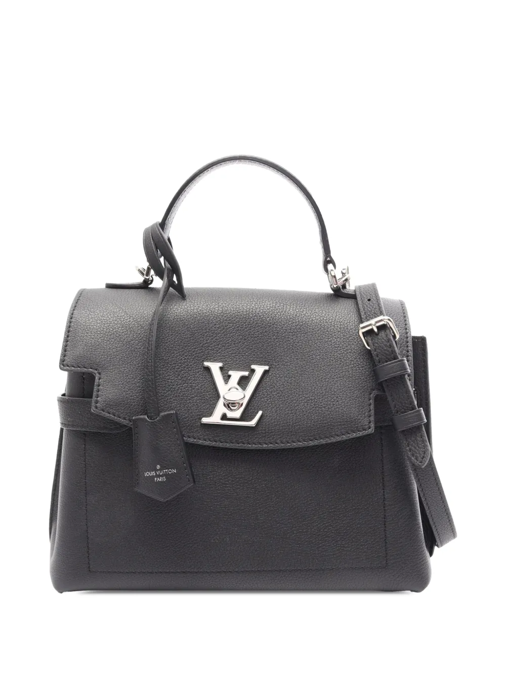 Louis Vuitton Pre-Owned 2015-2026 Grained Calfskin LockMe Ever BB satchel - Schwarz
