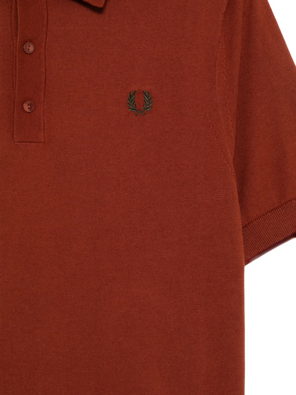 Fred Perry Poloshirt met geborduurd logo Bruin