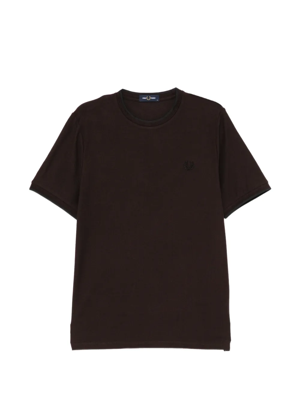Fred Perry trim-detail crepe T-shirt